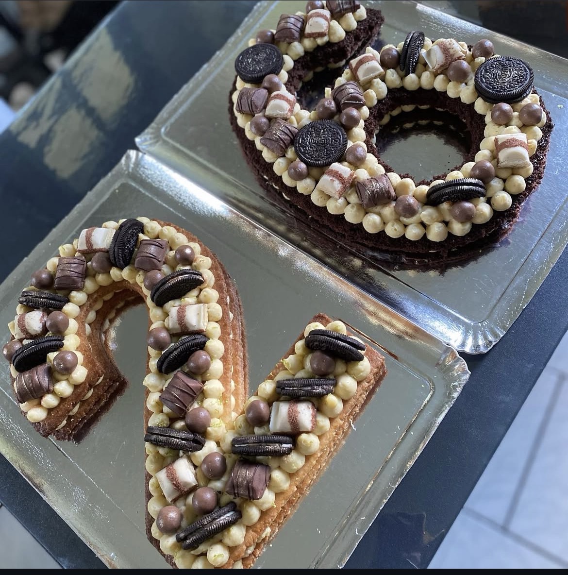 Numbercake 14 parts (un chiffre)