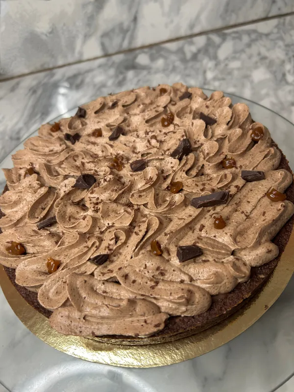 Tarte chocolat et praliné